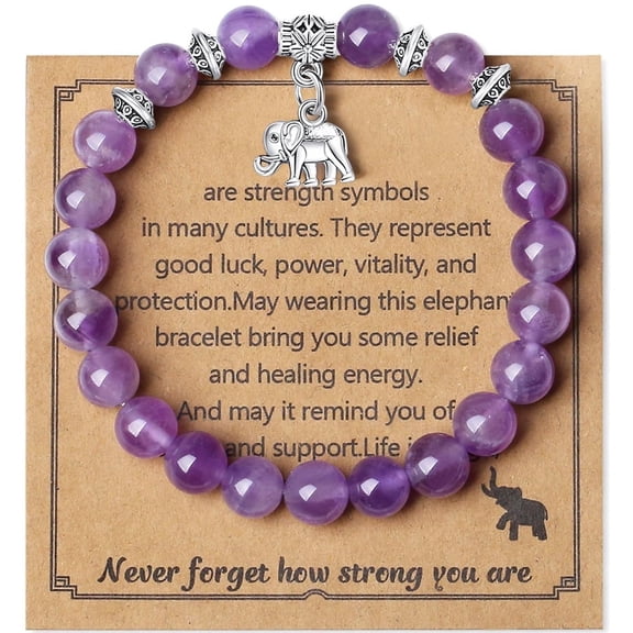NICKSUN Elephant Gifts for Women Inspiration Bracelets Get Well Soon Gifts Good Luck Gifts for Her Elephant Jewelry