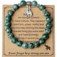 thumbnail image 1 of NICKSUN Elephant Gifts for Women Inspiration Bracelets Get Well Soon Gifts Good Luck Gifts for Her Elephant Jewelry, 1 of 6