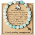 thumbnail image 1 of NICKSUN Elephant Gifts for Women Inspiration Bracelets Get Well Soon Gifts Good Luck Gifts for Her Elephant Jewelry, 1 of 6