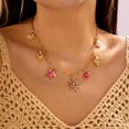 thumbnail image 1 of NICKSUN Gold Ocean Charm Choker Necklace, Dainty Paperclip Chain Collarbone Jewelry with Starfish, Conch, Seashell, Octopus & Palm Tree Pendants, Trendy Elegant Coastal Vacation Accessories, 1 of 6