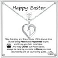 thumbnail image 1 of NICKSUN Heart Cross Necklace for Women Baptism Confirmation Easter Gifts, 1 of 9