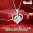 thumbnail image 1 of NICKSUN Heart Pendant Necklace for Women I Love You Wedding Anniversary Birthday Christmas Valentine Engagements Mothers Day Jewelry for Wife Her Girlfriend Mom Daughter, 1 of 10