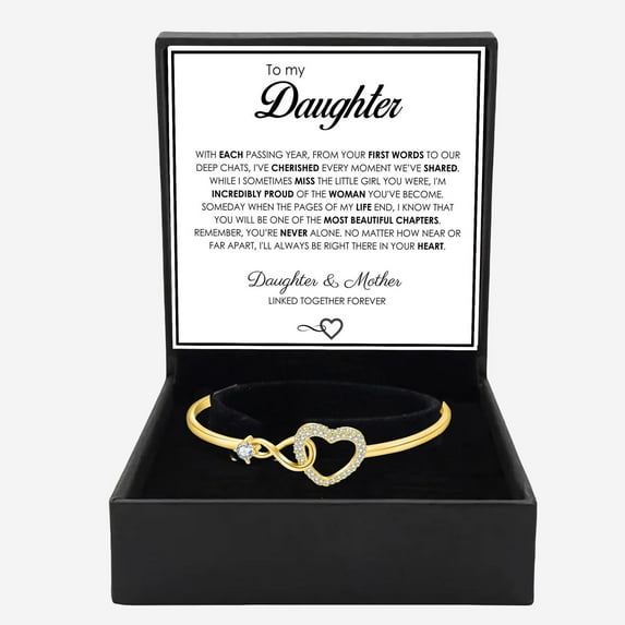 NICKSUN Infinity Heart Bracelets for Women with Cubic Zirconia, Bracelets for Women Adjustable Womens Bracelet Jewelry for Wife Girlfriend Her