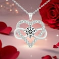 thumbnail image 1 of NICKSUN Infinity Heart Necklace for Women, Cubic Zirconia Pendant Gift for Girlfriend Wife Mom - Anniversary Valentine's Day Birthday Present with Elegant Gift Box, 1 of 20