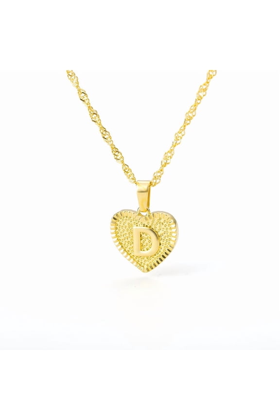 Initial Necklaces for Women, 14K Gold Plated Round Letter Pendant Capital Monogram Necklace Alphabets from A-Z Chain Jewelry