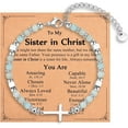 thumbnail image 1 of NICKSUN Inspirational Beaded Cross Bracelets for Women - Natural Gemstone Christian Faith Bracelet, Ideal Gifts for Mom, Wife, Sister, Friend - Birthday, Mother's Day Blessings, 1 of 9