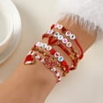 thumbnail image 1 of NICKSUN Love Bracelets for Women Heishi Surfer Red Clay Bead Bracelet Set Love Heart Boho Cute Red Stackable Stretch Jewelry Mother's Day Valentines Birthday Mom Mama Gifts, 1 of 11