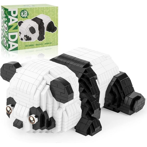 NICKSUN Mini Building Blocks, 1163 Pcs Micro Mini Panda Building Toy Bricks for Adults, Party Favors for Families