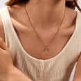 thumbnail image 1 of NICKSUN Moonstone Necklace for Women, Premium Gold Minimalist Round Necklaces, 18K Gold Plated Statement Necklace for Women, 1 of 6