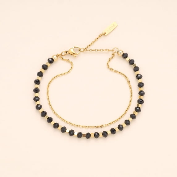 NICKSUN Multi Strand Beaded Bracelets Moonstone Crystal Jewelry Hypoallergenic Gold Plated Elegant Statement Keepsake Jewelry Gifts