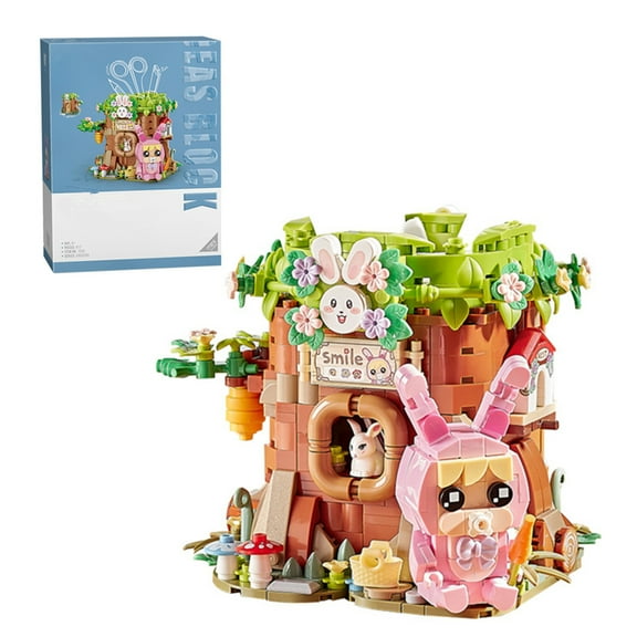 NICKSUN Pen Holder Mini Building Block Set Stump Pencil Pot Building Brick Kit Toy Home Decor Student Gift(617pieces)