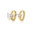 thumbnail image 1 of NICKSUN Small Hoop Dangle Earrings for Women, Trendy Dainty Wheat Weaving Irregular Geometric Stud Earrings Fashion Jewelry Gift, 1 of 17