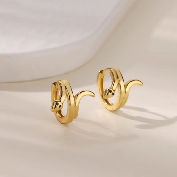 NICKSUN Small Hoop Dangle Earrings for Women, Trendy Dainty Wheat Weaving Irregular Geometric Stud Earrings Fashion Jewelry Gift