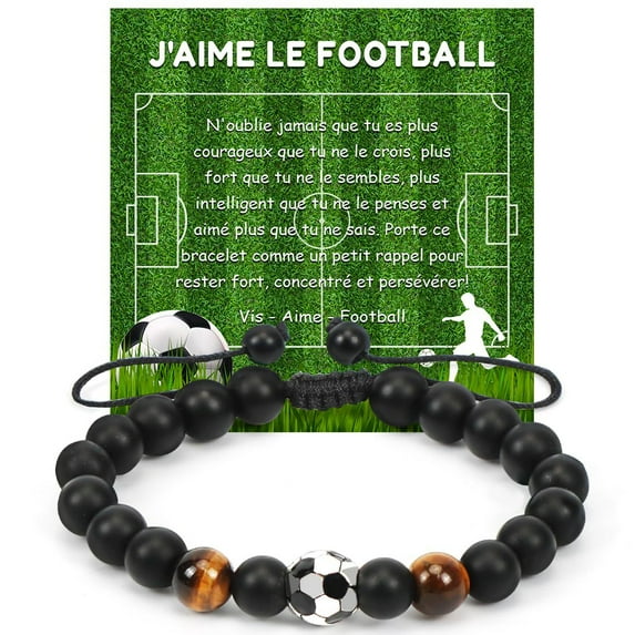 NICKSUN Soccer Bracelet Gifts for Players Team Lovers Son Grandson Brother Nephew Friend as Birthday/Valentines Day/Graduation/Back to School/Christmas Gifts