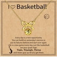 thumbnail image 1 of NICKSUN Softball/Soccer/Volleyball/Basketball/Football/Tennis Necklace for Team Coach Player, Sports Lovers Accessories Jewelry Christmas Gifts 16+3 Inches, 1 of 8