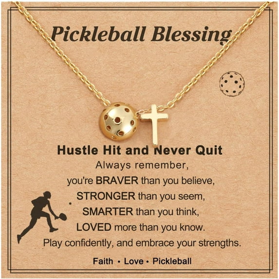 NICKSUN Softball Soccer Volleyball Necklace for Women, Sports Accessories Christmas Birthday Jewelry for Lovers