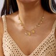 thumbnail image 1 of NICKSUN Vintage Gold Ocean Charm Choker Necklace, Boho Beach Vacation Dainty Paperclip Chain with Starfish, Seashell, Seahorse & Marine Animal Pendants, Elegant Coastal Statement Jewelry, 1 of 7