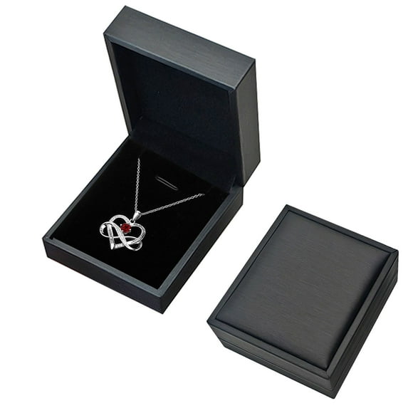 NICKSUN Womens Sparkling Infinity Love Necklace Birthday Gifts for Women Dainty Adjustable Love Heart Pendant Necklaces