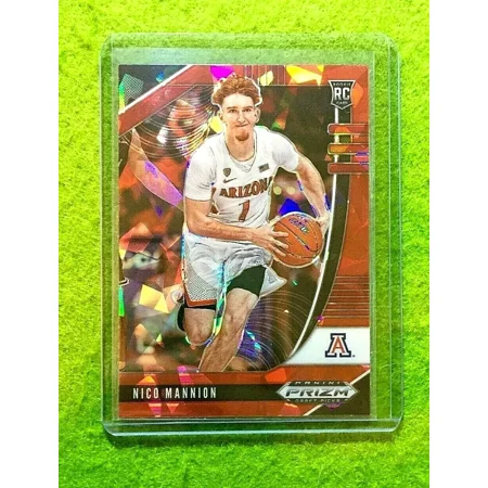 NICO MANNION PRIZM RED ICE ROOKIE CARD JERSEY #1 ARIZONA RC WARRIORS 2020 Prizm