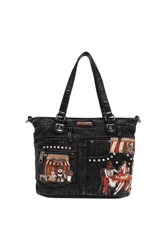 DENIM SISTERS SECRET TOTE BAG