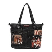 NICOLE LEE DENIM SISTERS SECRET TOTE BAG