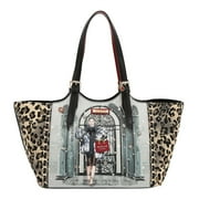 NICOLE LEE MODA SNOWFLAKE SHOPPER BAG