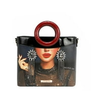 NICOLE LEE SAMANTHA LA BELLEZA CIRCLE HANDLE BAG