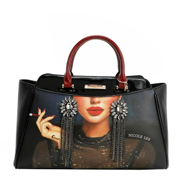 NICOLE LEE SAMANTHA LA BELLEZA WIDE HANDBAG
