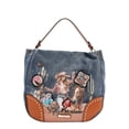 thumbnail image 1 of NICOLE LEE SOFIA MONTANA DENIM HOBO BAG, 1 of 9