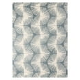 thumbnail image 1 of NICOLE MILLER NEW YORK Kendall Slinky Geo Handcrafted Area Rug, 100% Wool Rug, Grey, 3'x5', 1 of 9
