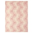 thumbnail image 1 of NICOLE MILLER NEW YORK Kendall Slinky Geo Handcrafted Area Rug, 100% Wool Rug, Rose, 3'x5', 1 of 9