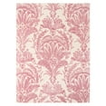 thumbnail image 1 of NICOLE MILLER NEW YORK Mod Damask Chambray Handcrafted Area Rug, 100% Wool Rug, Rose, 6'x9', 1 of 9