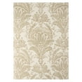 thumbnail image 1 of NICOLE MILLER NEW YORK Mod Damask Chambray Handcrafted Area Rug, 100% Wool Rug, Taupe, 8'x10', 1 of 9