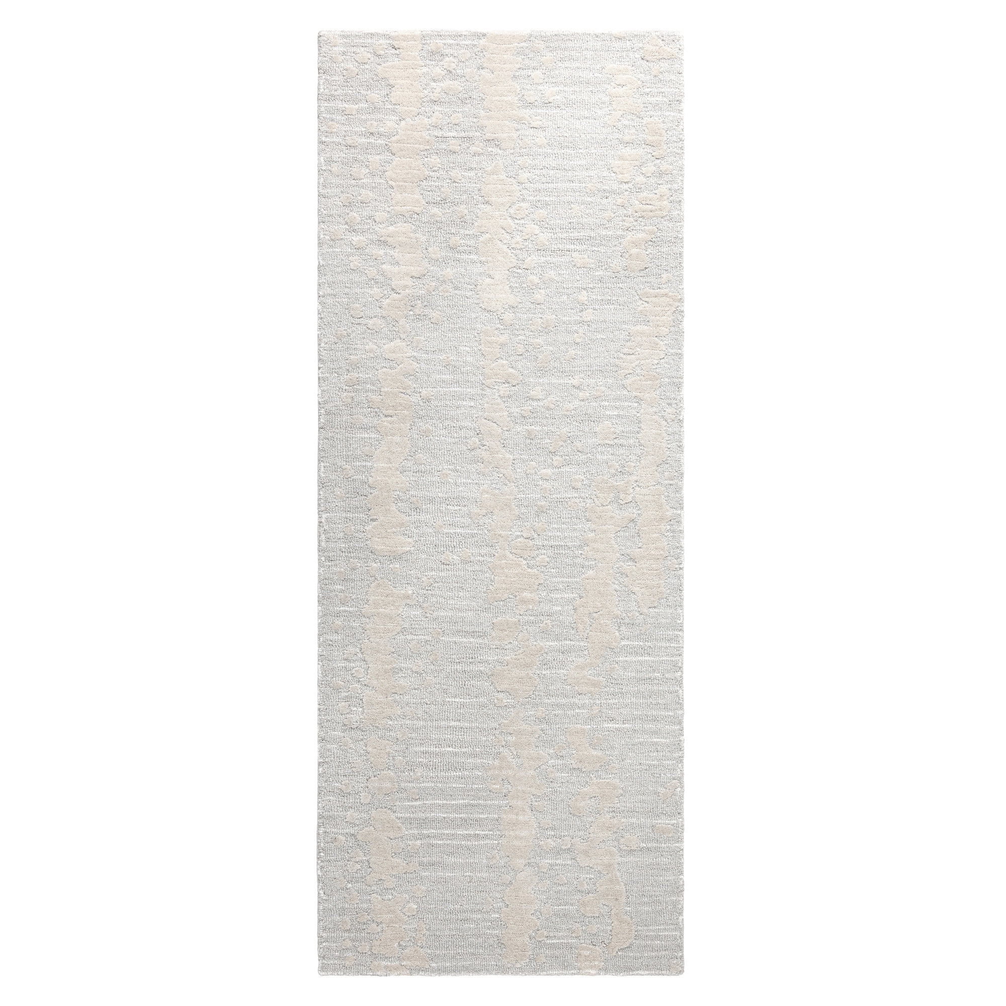 Nicole Miller Mod Weave Abstract Runner Rug - Light Grey 25x7 - Walmart.com