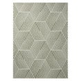 thumbnail image 1 of NICOLE MILLER NEW YORK Patio Country Ombre Geo Indoor Outdoor Area Rug, UV Fade Resistant, Low Pile, Green/Cream, 6'6"x9'2", 1 of 10