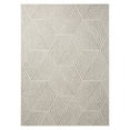 thumbnail image 1 of NICOLE MILLER NEW YORK Patio Country Ombre Geo Indoor Outdoor Area Rug, UV Fade Resistant, Low Pile, Grey/Cream, 6'6"x9'2", 1 of 10
