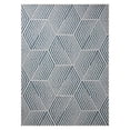 thumbnail image 1 of NICOLE MILLER NEW YORK Patio Country Ombre Geo Indoor Outdoor Area Rug, UV Fade Resistant, Low Pile, Navy Blue/Cream, 5'2"x7'2", 1 of 10