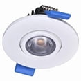 thumbnail image 1 of NICOR 2-inch LED Gimbal Recessed Downlight in White, 5000K, 1 of 12