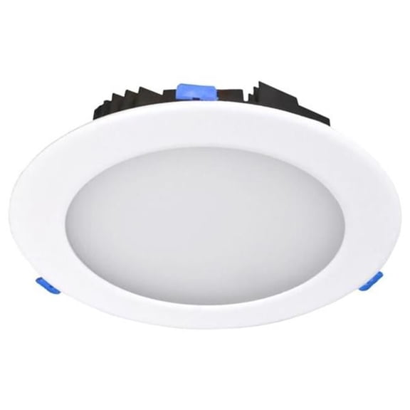 Nicor Lighting DLE821202KRDWH 2384 Lumens LED Recessed Can Round Downlight - White