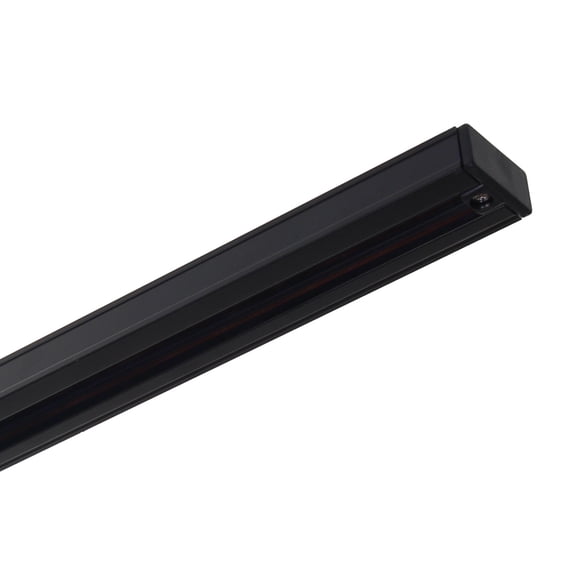 NICOR Lighting 2-Foot Track Rail Section, Black (10002BK)