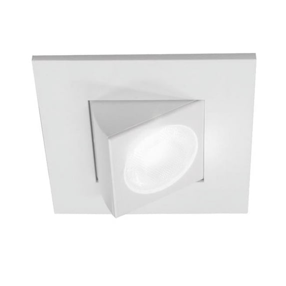 NICOR Lighting DQR2-AA-10-120-3K-WH 2 in. Square Eyeball LED Downlight in White - 3000K