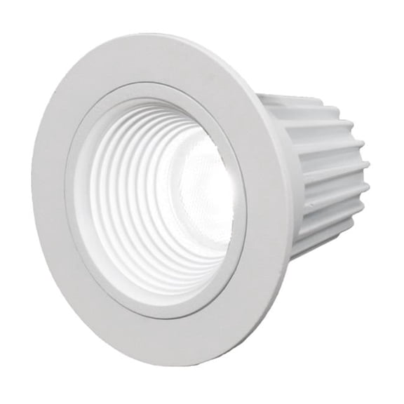 NICOR 2 in. LED Downlight with Baffle Trim in White, 4000K
