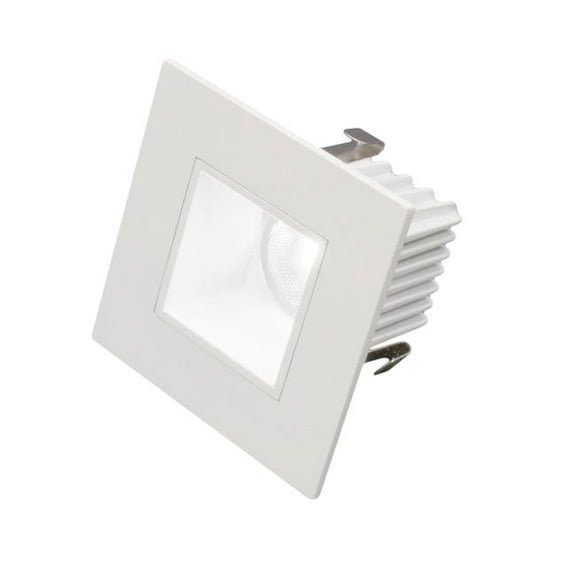 NICOR 2 in. Square LED Downlight 4000K Cool White 694Lm with White Trim