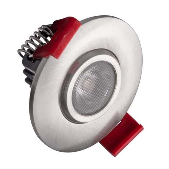 Nicor Lighting DGD211204KRDNK 2 in. Nickel LED Gimbal Recessed Downlight - 4000K