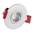 thumbnail image 1 of NICOR 2-inch LED Gimbal Recessed Downlight in White, 2700K, 1 of 12