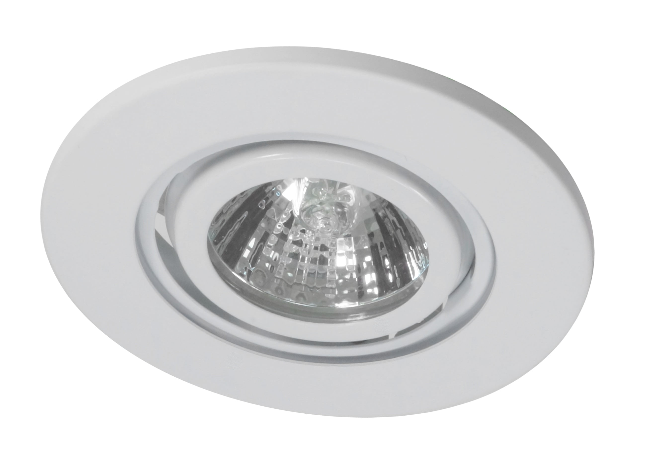 NICOR Lighting 3Inch Recessed Gimbal Wall Wash Lighting Trim, White (13007WH)