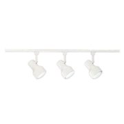 Nicor Lighting 10997WH 3 Light 4 Ft. White Track Pack