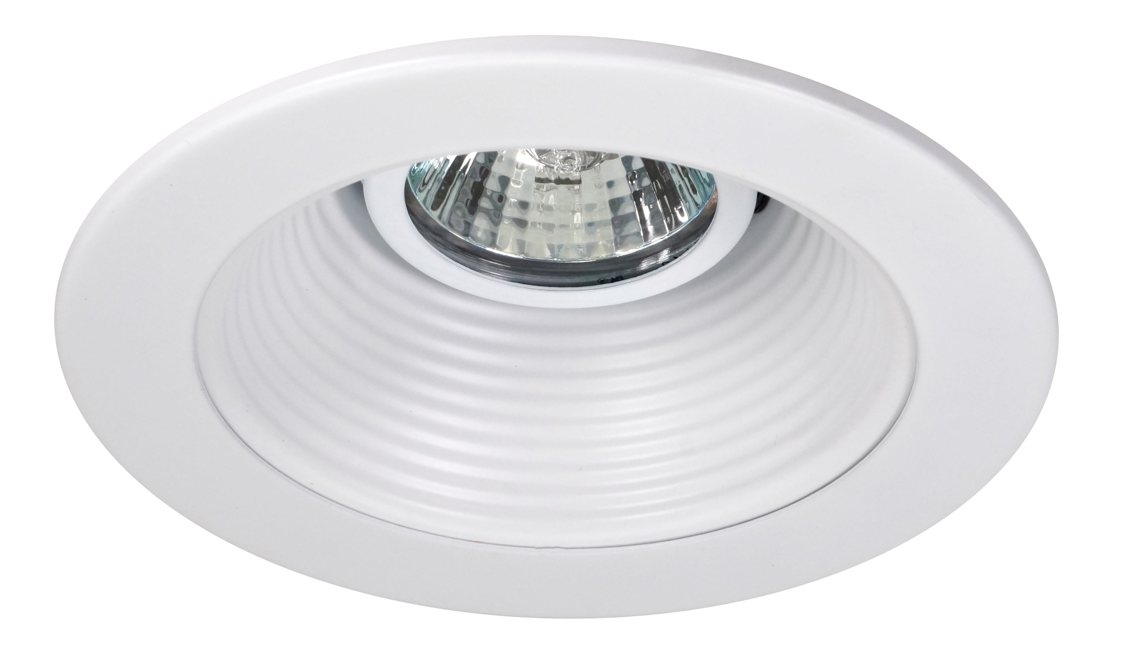 5'' White Aluminum Recessed Baffle Trim Light
