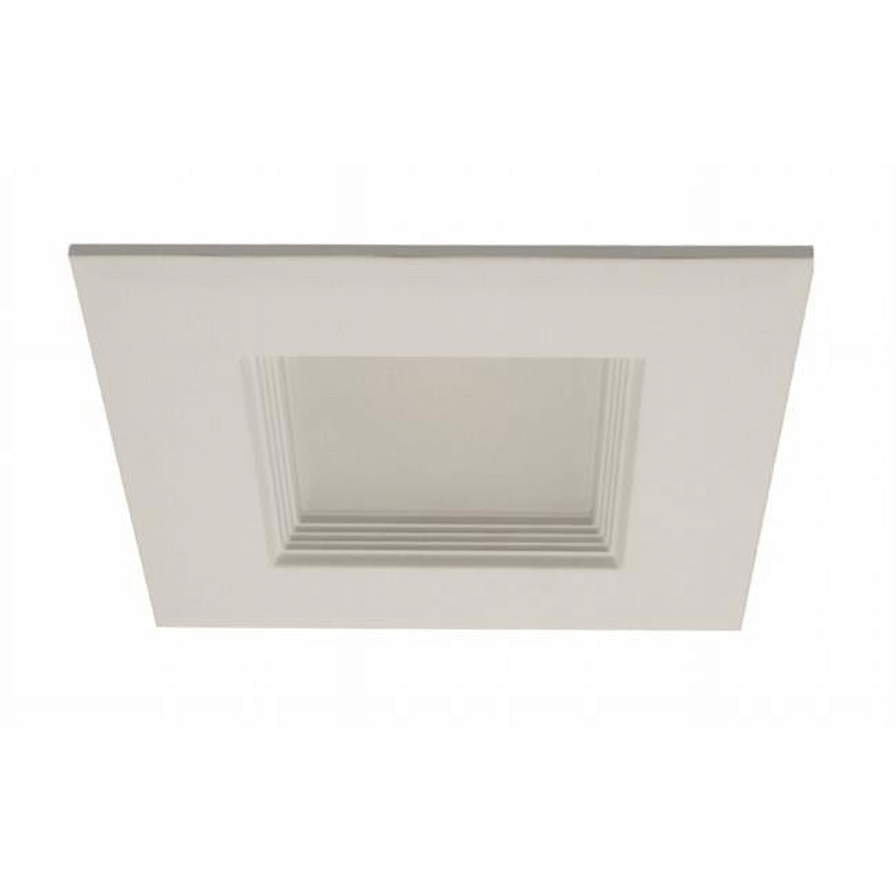 Nicor Lighting DLQ4-10-120-3K-WH D-Series 4 in. 3000K Dimmable LED Square Retrofit Kit - White