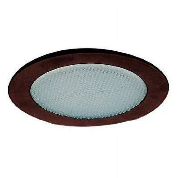 NICOR Lighting 4-inch Recessed Lighting Shower Trim with Albalite Lens, Oil-Rubbed Bronze (19509OB)